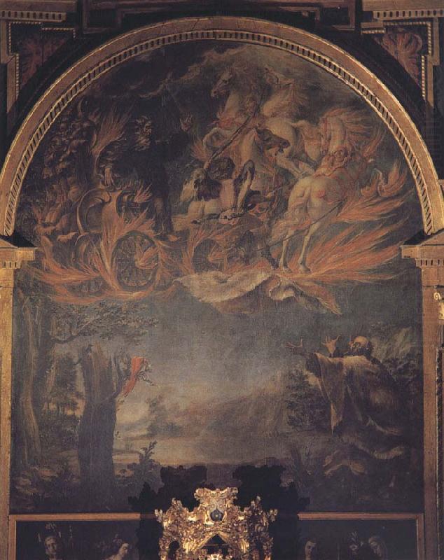 Juan de Valdes Leal Ascension of Elijah oil painting picture